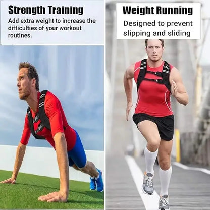 VestX Weighted Vest – Add Up to 30LB of Resistance to Any Workout