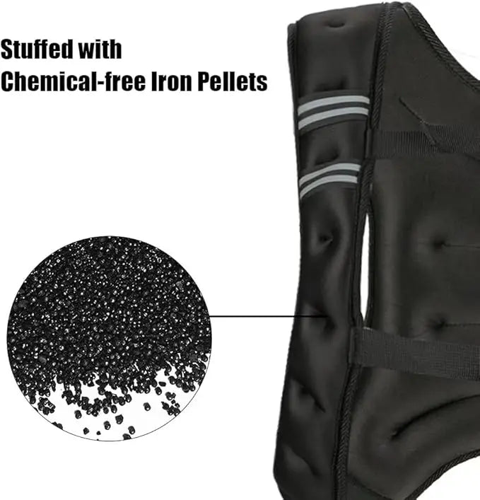 VestX Weighted Vest – Add Up to 30LB of Resistance to Any Workout